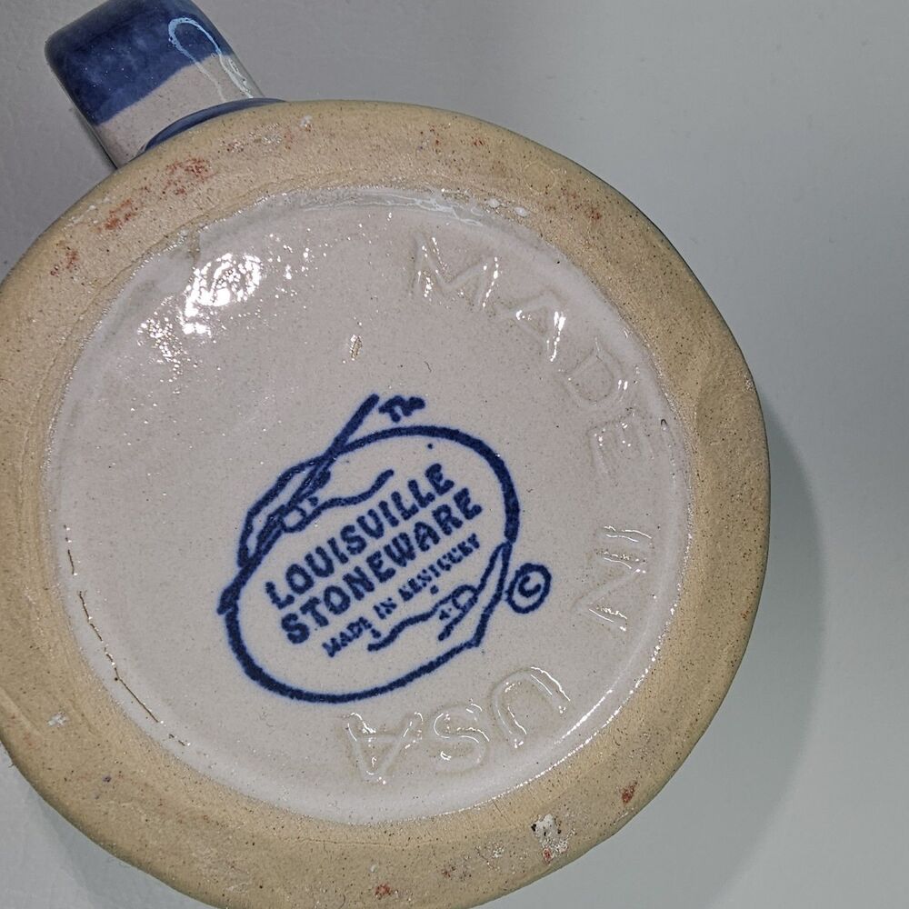 Louisville Stoneware Baseball Mug + Plate Handcrafted Ceramic Made in Kentucky - Picture 13 of 16